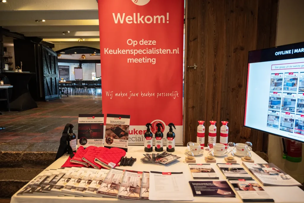 Keukenspecialisten.nl instore marketing materialen