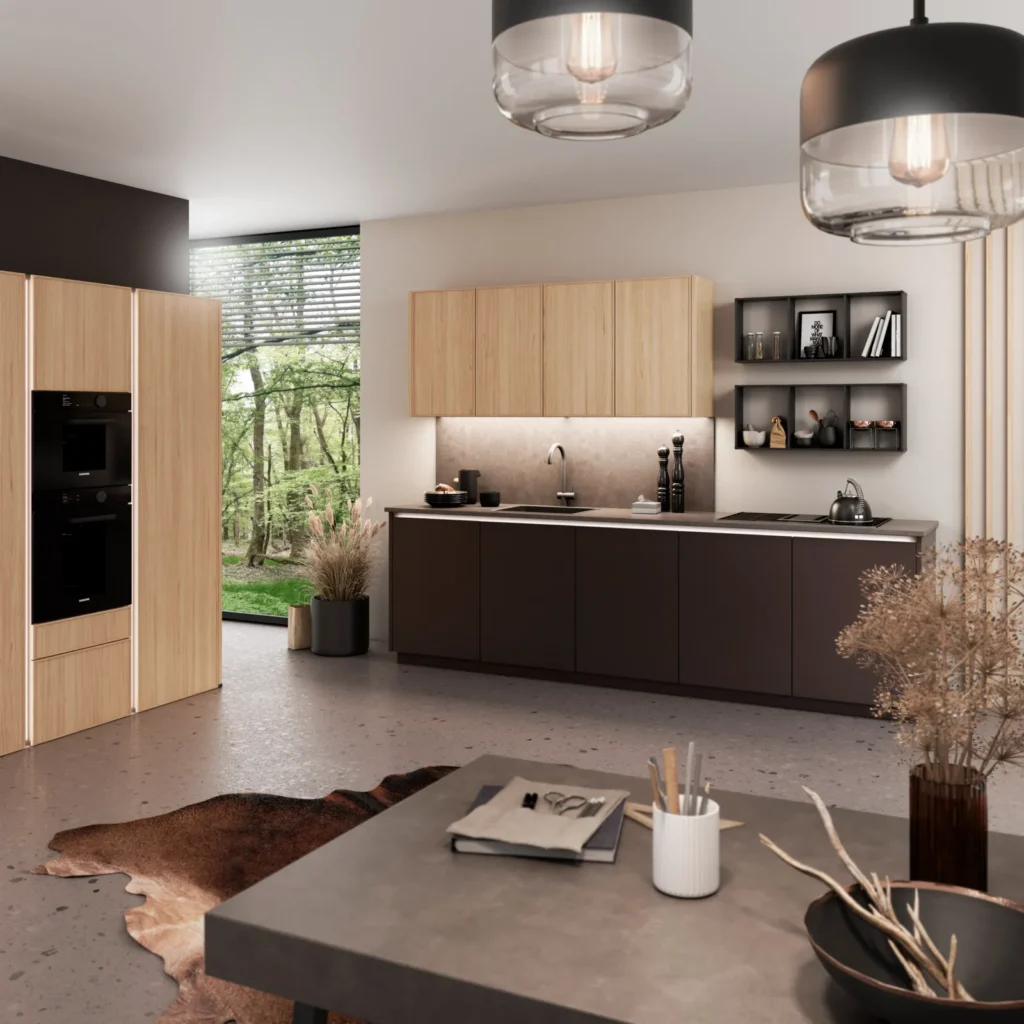 Open keuken van Bauformat