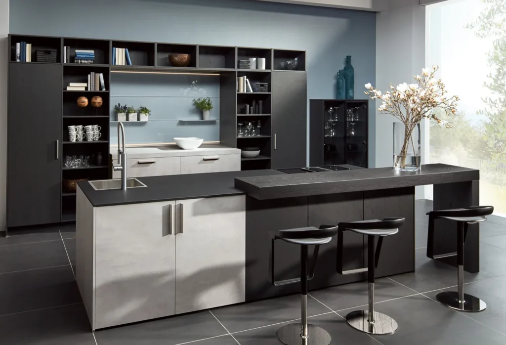Keuken met bar van Pronorm