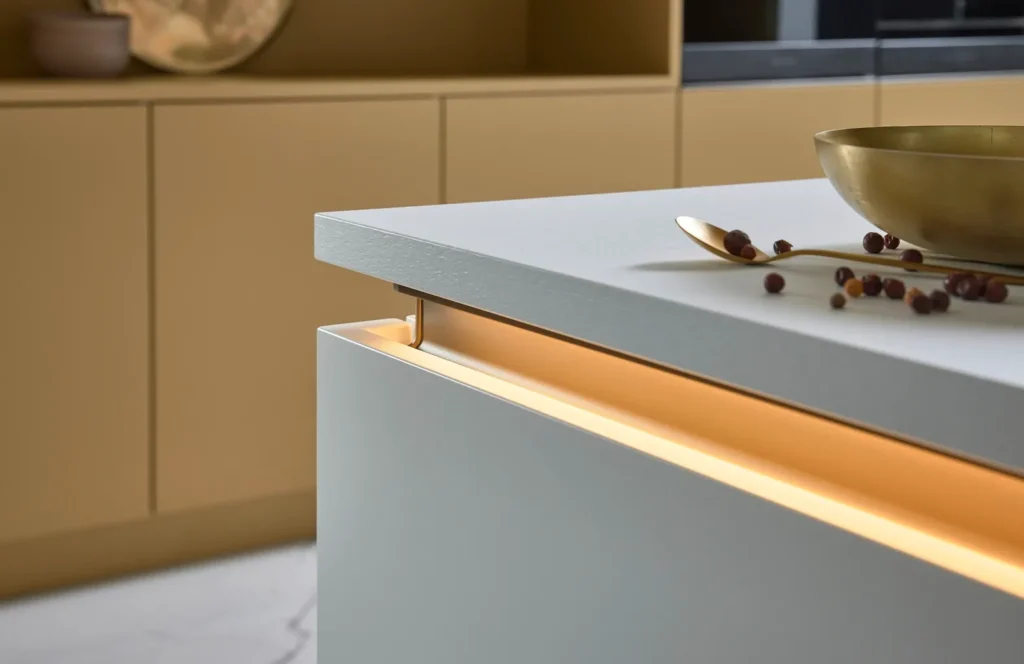 Greep lijst verlichting keuken Logic Kitchen