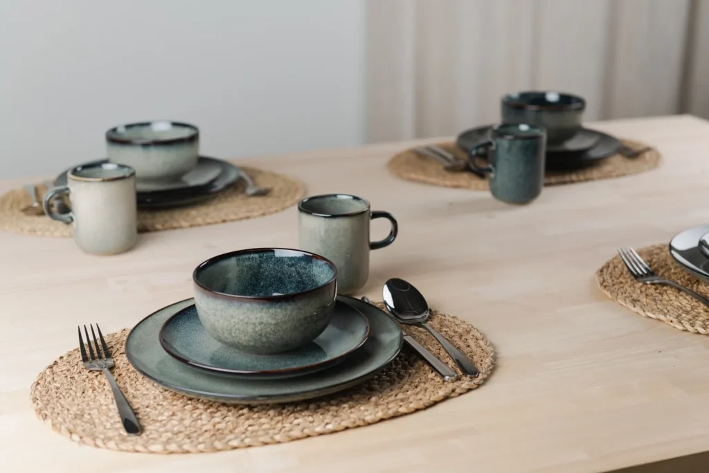 Salt&Pepper serviesset blauwgroen