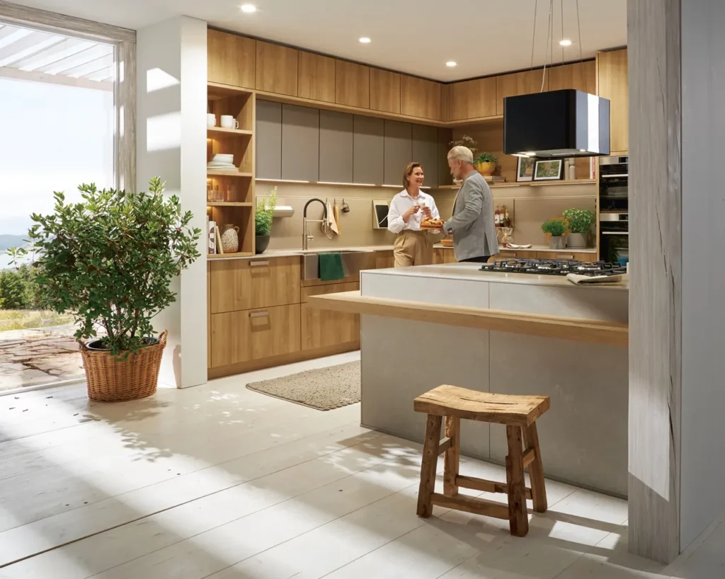 Nieuwe houten keuken van Schüller Küchen